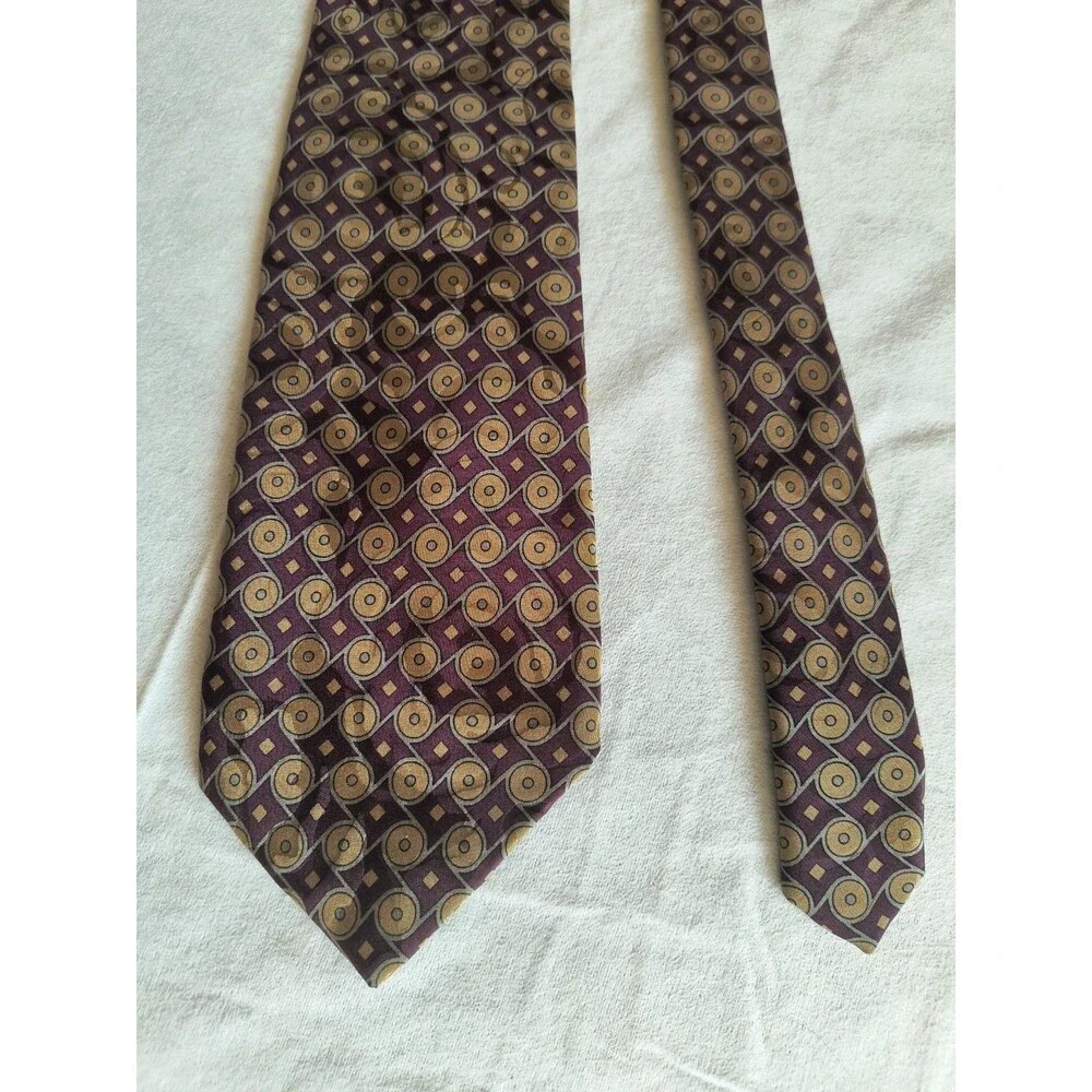 Robert Talbott For Logans Mens Tie 100% Silk USA Hand Sewn Very Good Condition